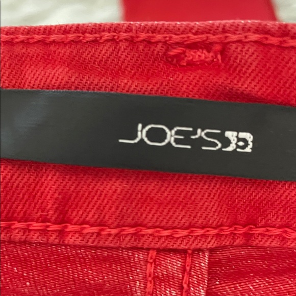 Joe's Jeans Red Skinny Jeans - Picture 3 of 7